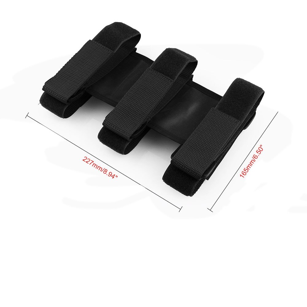 For Jeep Wrangler YJ TJ JK Trucks Car Accessories 1PC Adjustable Red/Black Roll Bar Safety Fire Extinguisher Holder Safety Belt