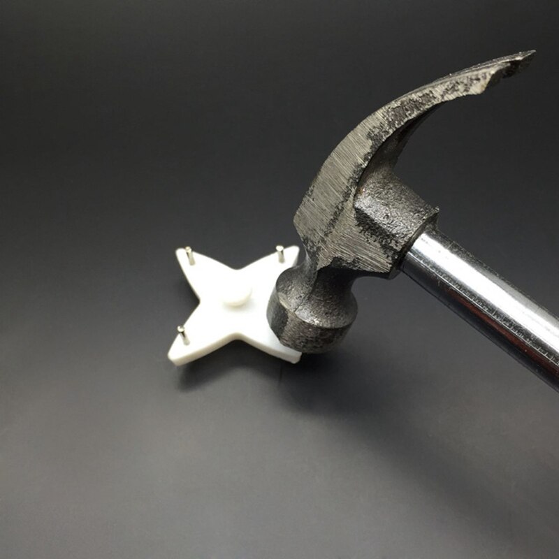 Martillo de acero inoxidable de 18cm con mango de plástico, herramienta de reparación manual para carpintería