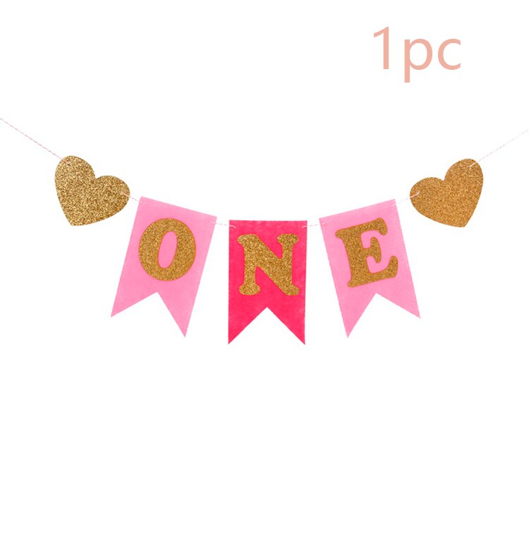 PATIMATE Birthday Crown Hats 1st 2nd 3rd Birthday Party Decoration Princess Crown Baby Kid Cap One Year Birthday Decoration: style 2