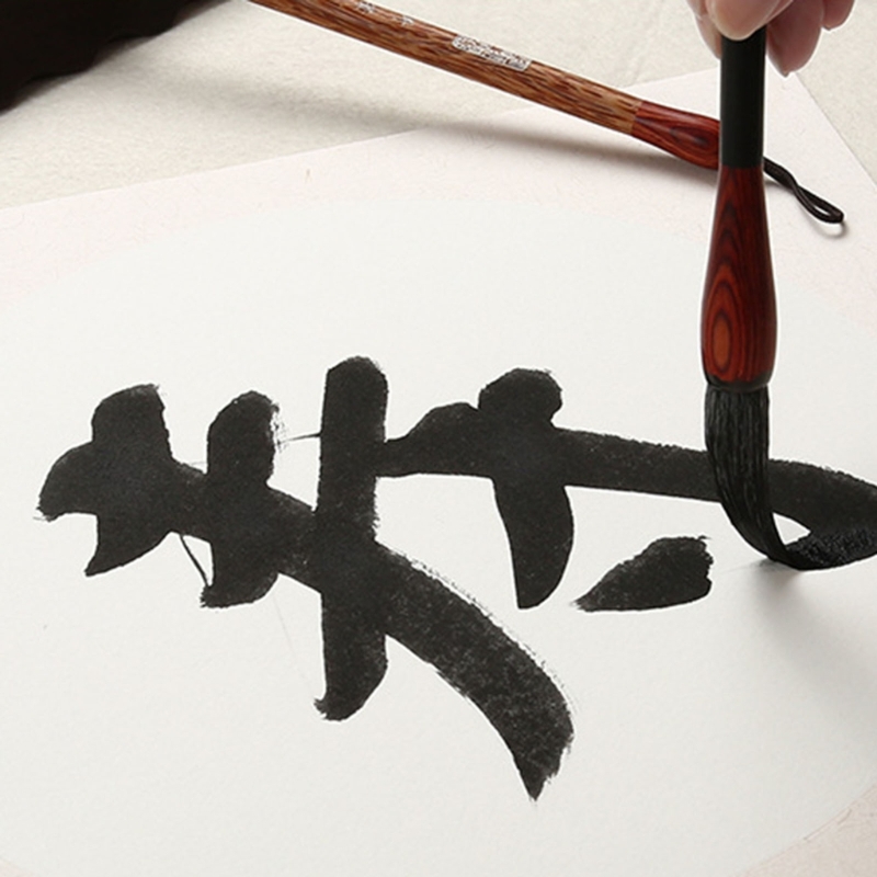 Pincel de caligrafía china tradicional, pincel de pelo de comadreja en forma de tolva, pincel de pintura, pincel de escritura para escritura de Couplets