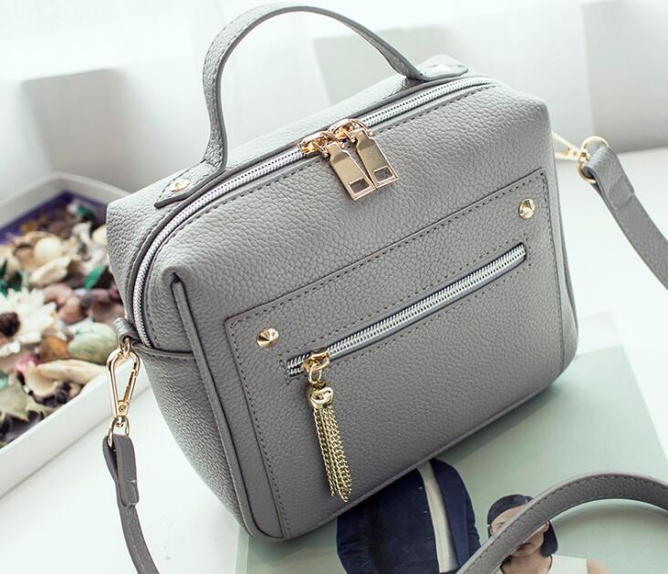 Beibaobao Schulter taschen für frauen platz damen schulter umhängetasche Dame handtasche: hell grau Frauen Tasche