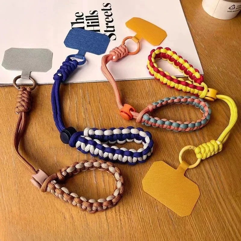 Cute Mobile Phone Lanyard Hanging Decoration Can Be Carried Twist Rope Anti-loss Pendant Strong Wrist Short Straps Band