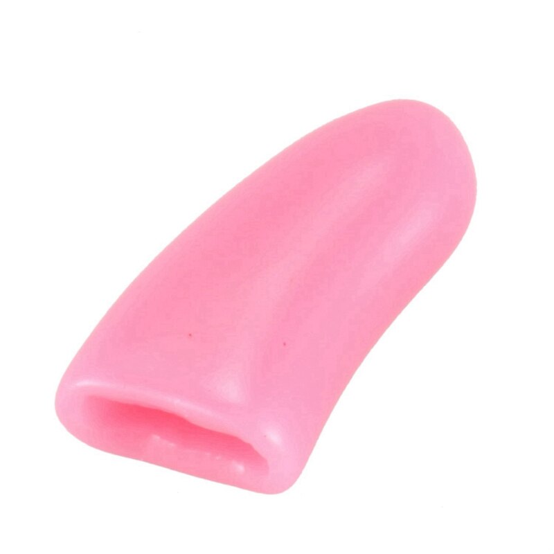 40 stuks zachte nagelkapjes voor kattenklauwcontrole poten los + lijm met glitter paars m & lichtroze, maat s