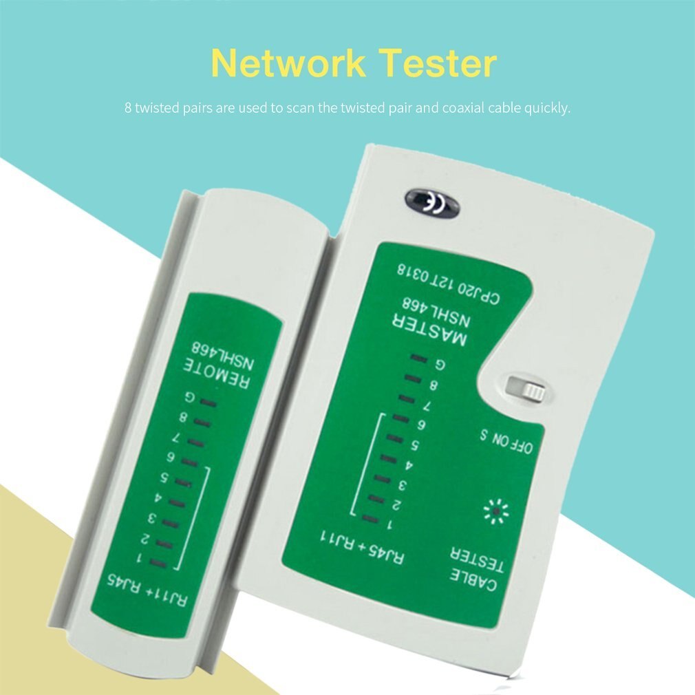 Multi-function Network Tester Rj45 Rj11 Network Cable Telephone Line Line Tool Dual-use Network Tester