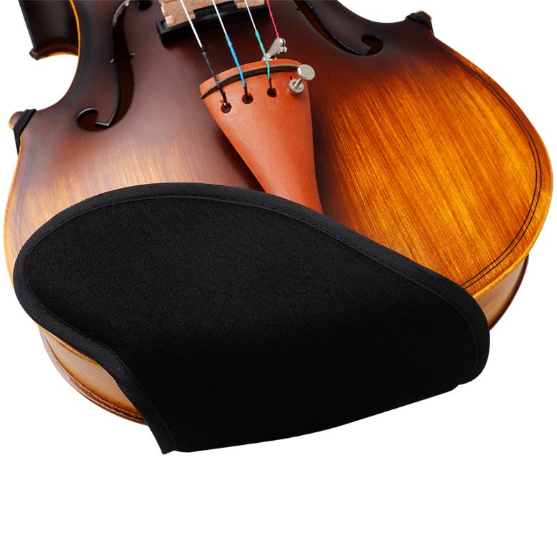 Viool Chin Schoudersteun Zachte Katoenen Pad Spons Cover Protector Voor 3/4 4/4 Brug Type Viool Fiddle Accessoires