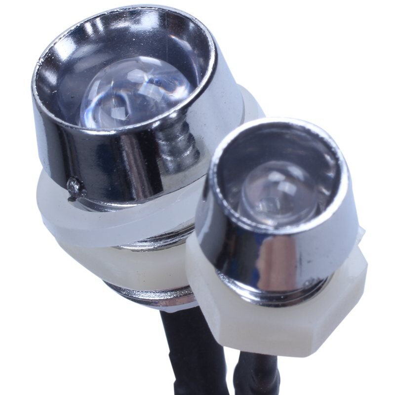 Juego de 8 luces LED para coche de control remoto, Kit de luces traseras para camión, tanque, HSP, accesorios para coche de control remoto, blanco, rojo, Yello