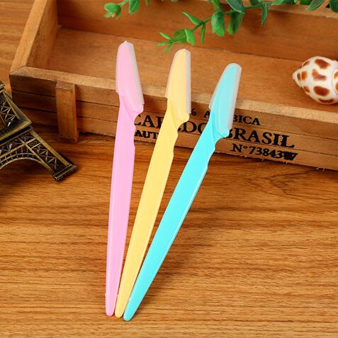 3Pcs/Set Portable Tinkle Eyebrow Trimmer Hair Remover Set Eye Brow Shaver For Makeup Cosmetic Kit Stainless Steel Cutting Tools: Default Title