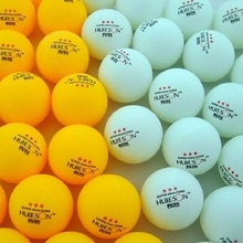 Pelotas de tenis de mesa para Amateur, Pelotas de Ping Pong de nivel de 3 estrellas, 25, 50 y 100 Uds., 40mm, 2,8g, color blanco y naranja, entrenamiento avanzado