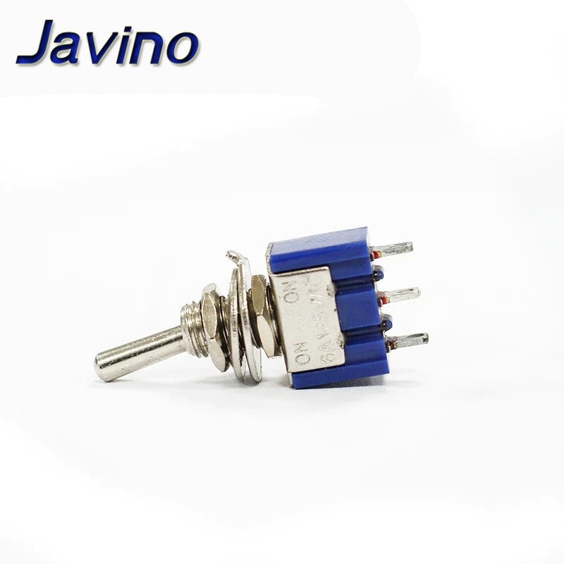 5Pcs AC ON-ON SPDT 2 Position Latching Toggle Switch 6A 125V