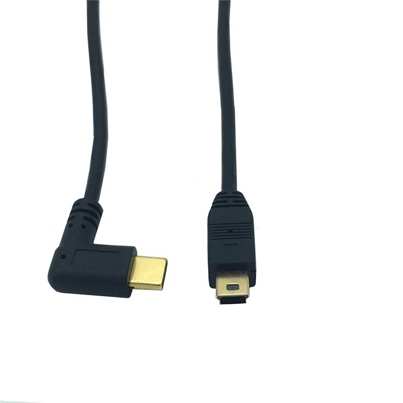 Mini Usb-kabel 5 Pin Man Mannelijke USB 3.1 Type C naar Mini OTG Datakabel Adapter Converter Oplaadkabel Lengte 25 cm