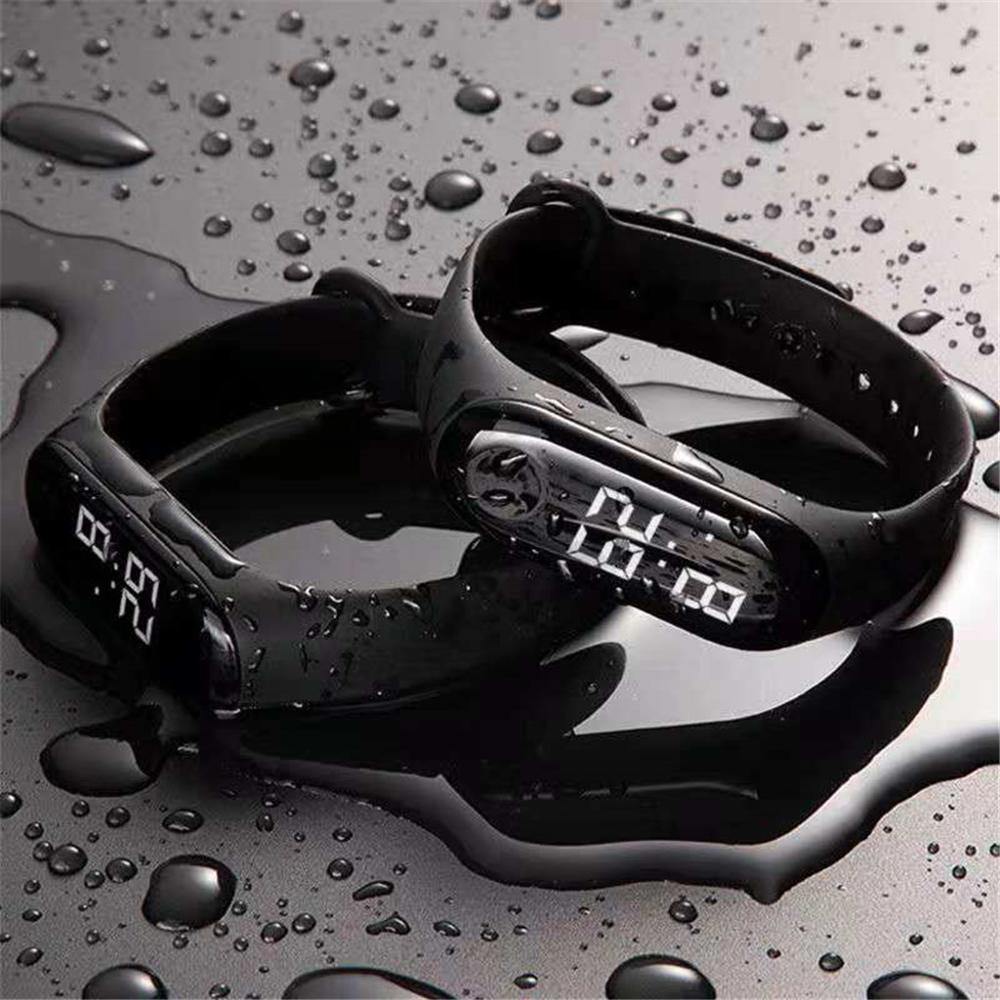 Reloj digital para mujer, reloj electrónico para mujer, con anillo colgante, LED, deportivo, inteligente