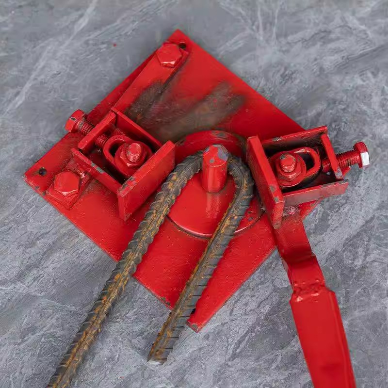 Steel Bar Bender Manual Rebar Bender Portable Manual Rebar Bending Machine Hand-held Folding Tools 1-20mm Construction Bender