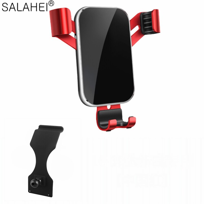 Adjustable Car Cell Phone Holder Air Vent Stand Clip Mount For Mercedes-Benz E Class W213 GPS Support Accessories: Red