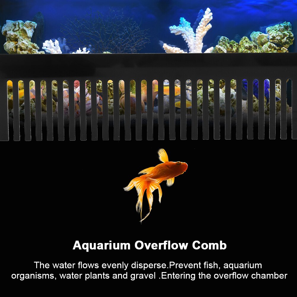 17 5cm akvarium overløbskam marine sump akvarium overløbskasse kam dejlige forsyninger akvarium overløbskam