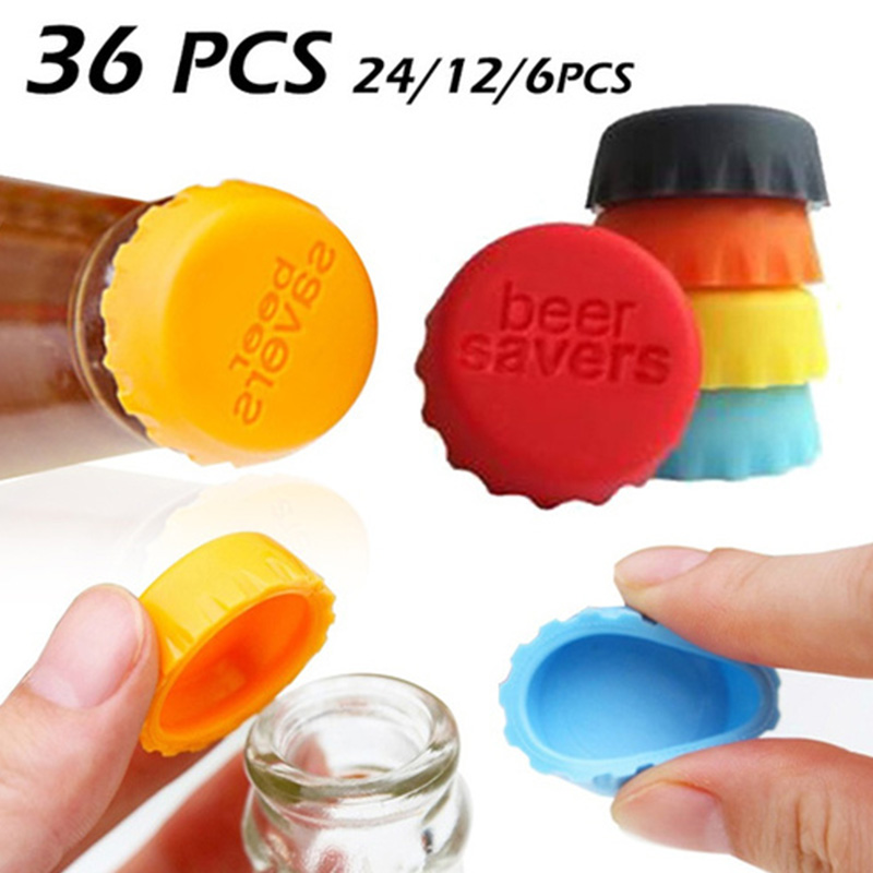Gel Bottle Cap Sealed Beer Cap Reusable Silica Vinegar Soy Sauce Bottle Soda Cola Cap Wine Protective Stopper