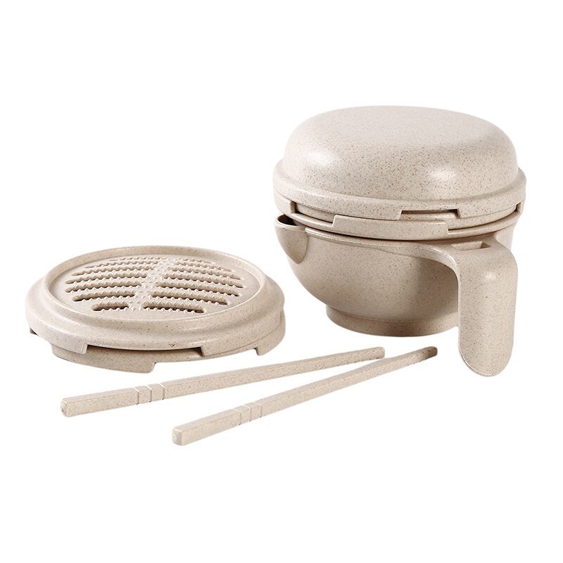 Baby Food Dishes Grinding Bowl Kit Infants Handmade Manual Plate Cooking Tools