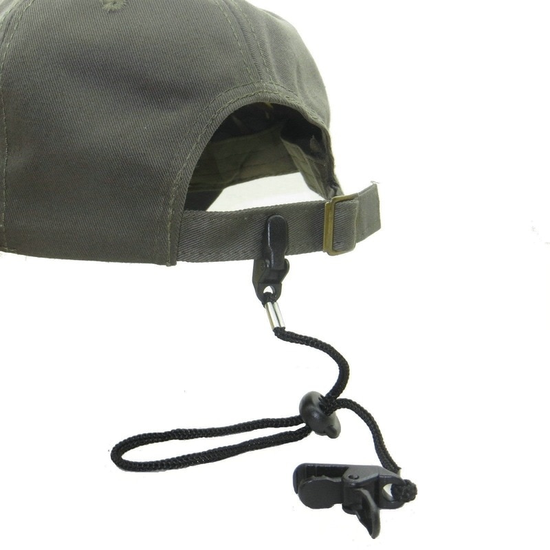 5 stk justerbar hætte brilleholder hat snor klipsholder sort nylon ledningsrem - til sejlads / jogging / fiskeri / udendørs sport