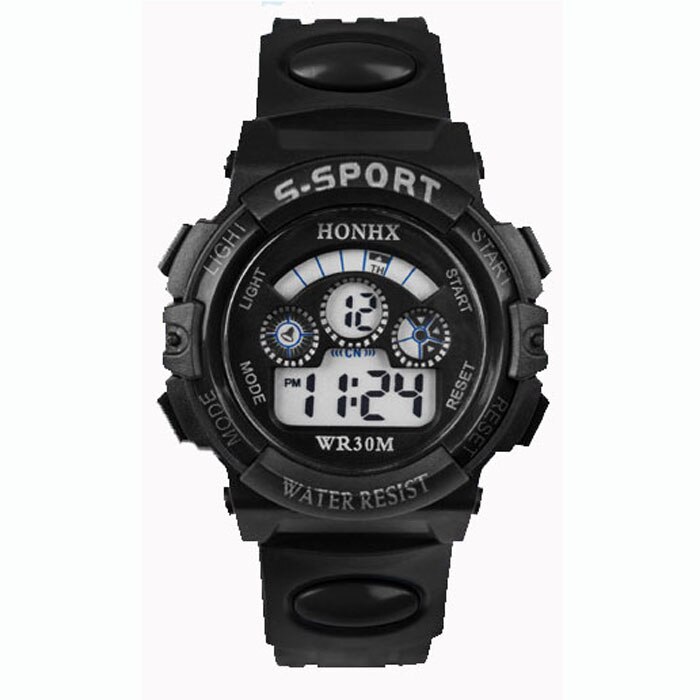 Kinderen Led Digitale Waterdicht Horloge Jongens Meisjes Sport Horloges Siliconen Rubber Horloge Kids Casual Horloge Cadeau # Cl: J