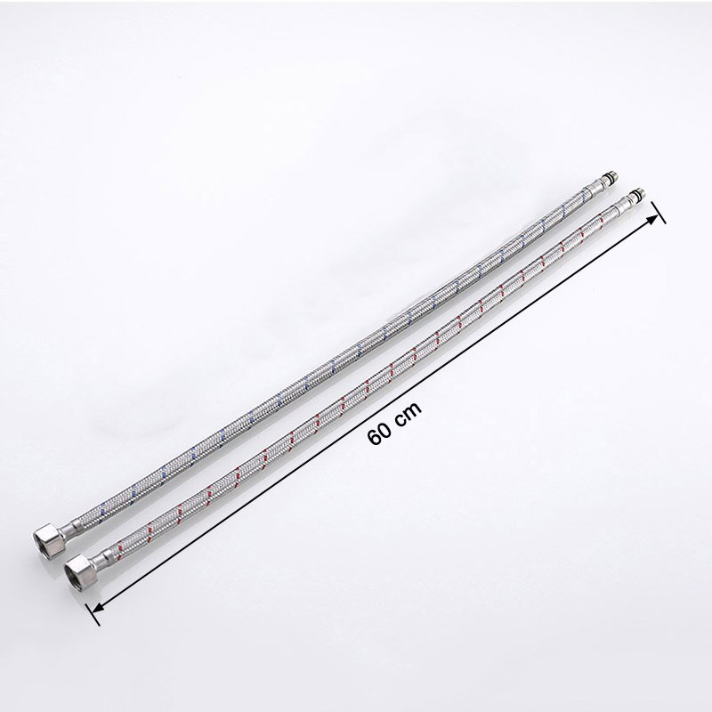 Badkamer en keuken kraan connector slang rvs kraan flexibletube pijp Sanitair Slang 2 stuks