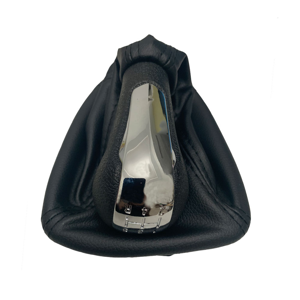 Auto Accessories Gear Shift Lever Knob MT Manual Gearbox Handball For Spark Car Styling: Chrome 5S with boot