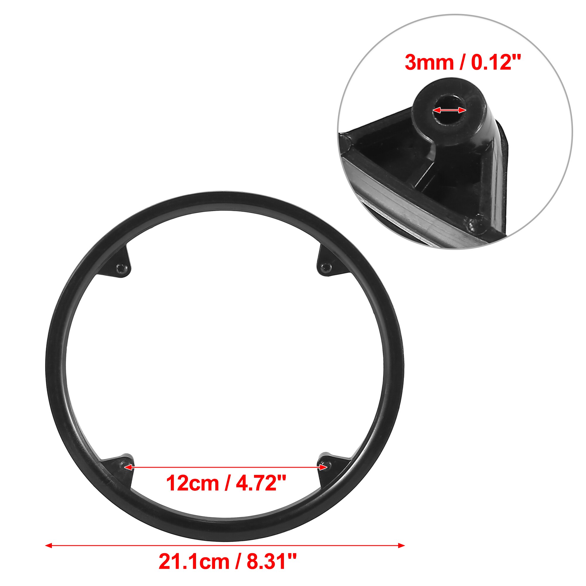 Uxcell-Juego de bielas para bicicleta, Protector de rueda de cadena de manivela, cubierta de anillo, protección protector bielas mtb 40T42T 46T 48T 52T4/5 agujeros: Amarillo claro