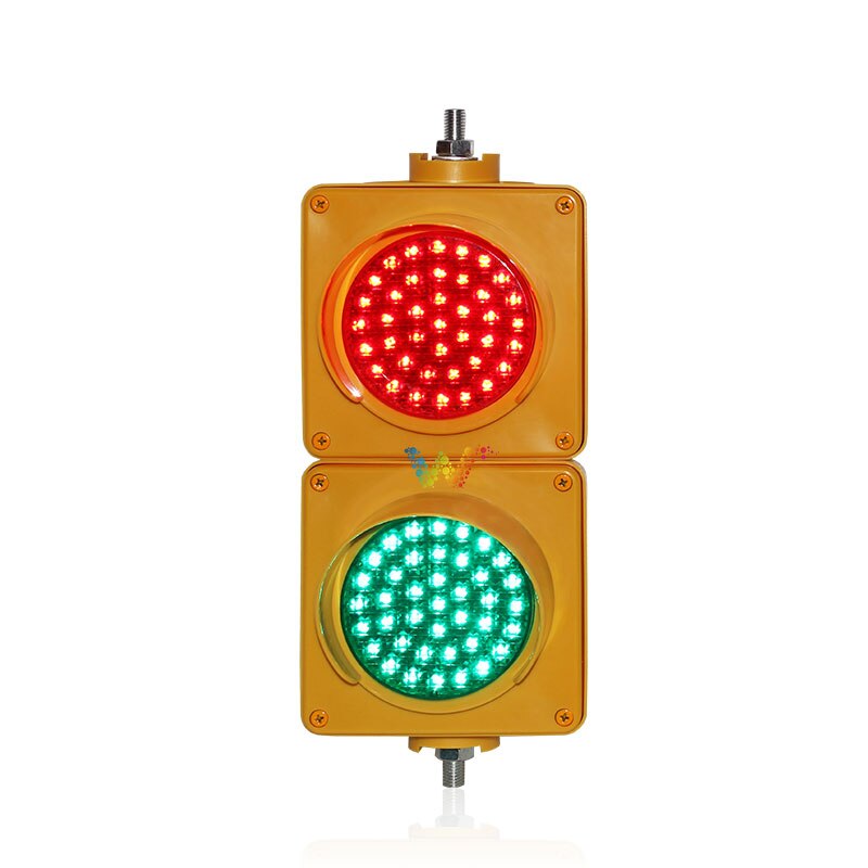 Kids Yellow PC High Brightness Mini led 110V 220V 100mm Traffic Light