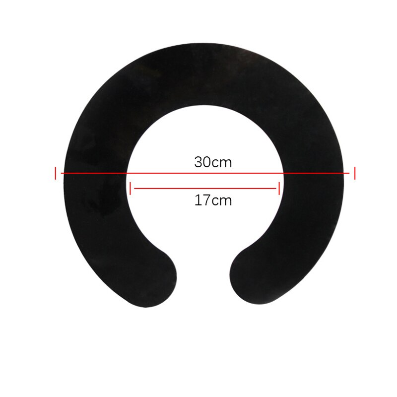 Stylist Snijden Kraag Siliconen Haar Verven Sjaal Waterdichte Hals Cape Wrap Cover Kapper Kappers Haarkleuring Accessoires kappers benodigdheden kappers cape kappers spullen kapmantel kapper kapers benodigheden mantel: Black