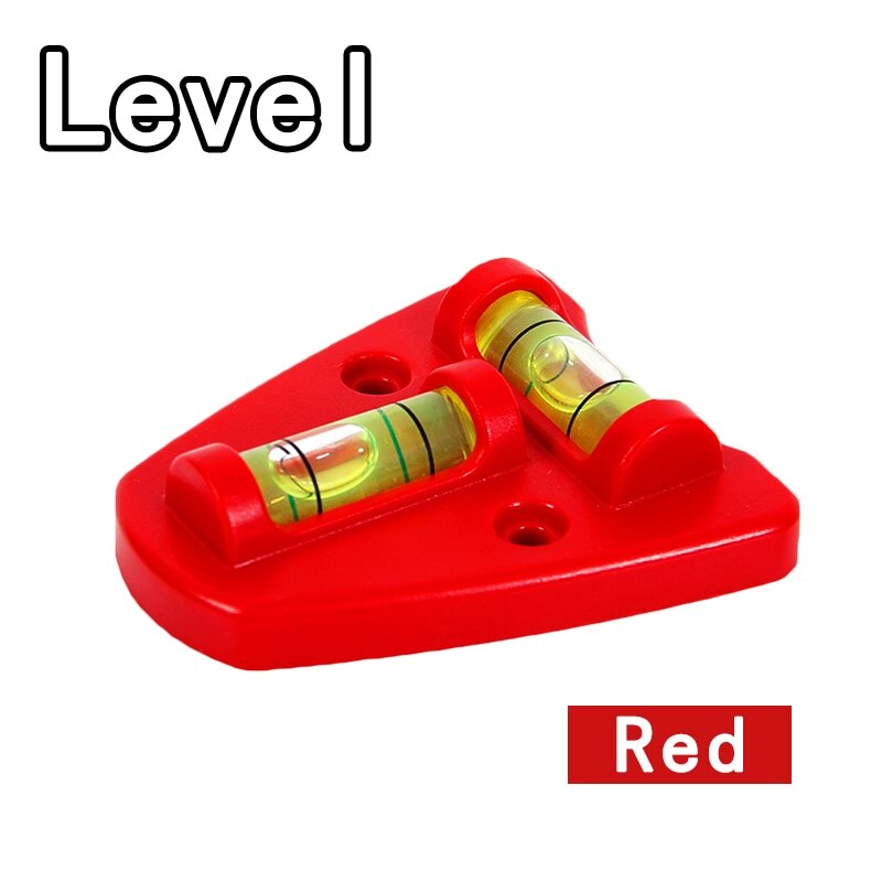 Mini Waterpas Meetinstrument T-Type Twee Manieren Waterpas Waterpas 2 Manier Elk Niveau Heeft Twee schroefgaten: T Bubble Level-r