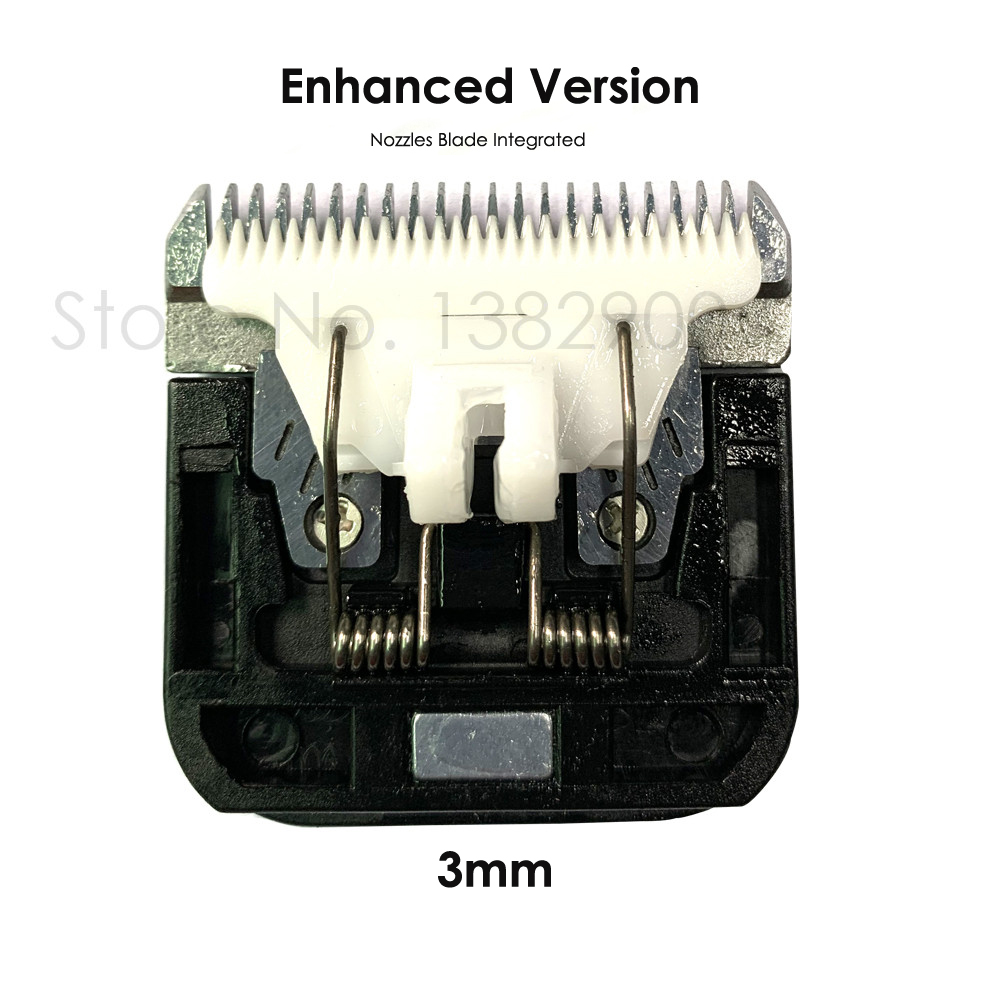 Lame en céramique pour tondeuse à cheveux VS-888 MDB22, 3/6/9/13mm, embouts de tête intégrés: 3mm Blade