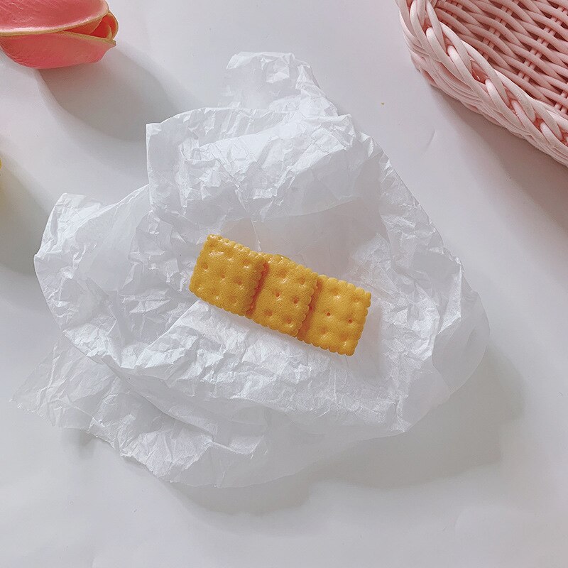 Leuke Meisjes Haar Clip Cookie Vorm Haarspeld Haar Accessoires Kinderen Haarspelden Hoofddeksels Cartoon Haarbanden Haarspeld Hoofdtooi: style-2