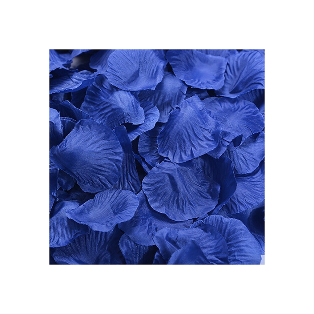 100 stk silkebløde kunstige rosenblade farverige bryllup romantisk silke rose blomst til bryllup dekoration forsyninger: Nr. .12