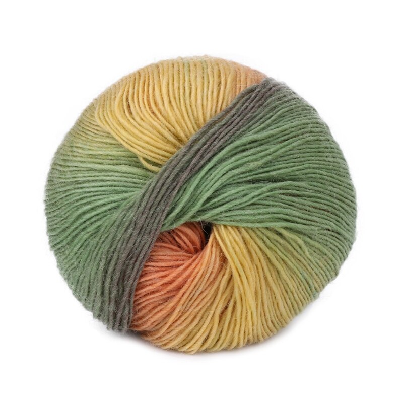 19 kleuren 50g Hand-geweven Regenboog Kleurrijke Gehaakte Kasjmier Wol Blend Garen Breien voor Winter voor weven Trui muts Sjaal Kni: 034