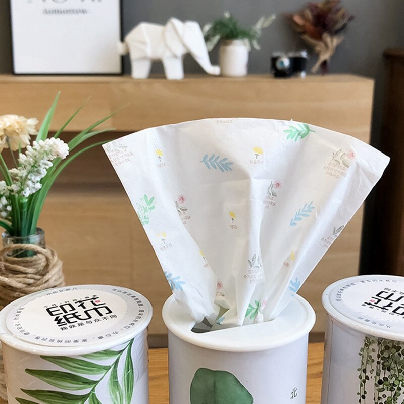 3 tønder plantetrykt bilpapirhåndklæde 40 pumpende 3 lag tykt lommetørklæde papir festservietter baby shower tissue