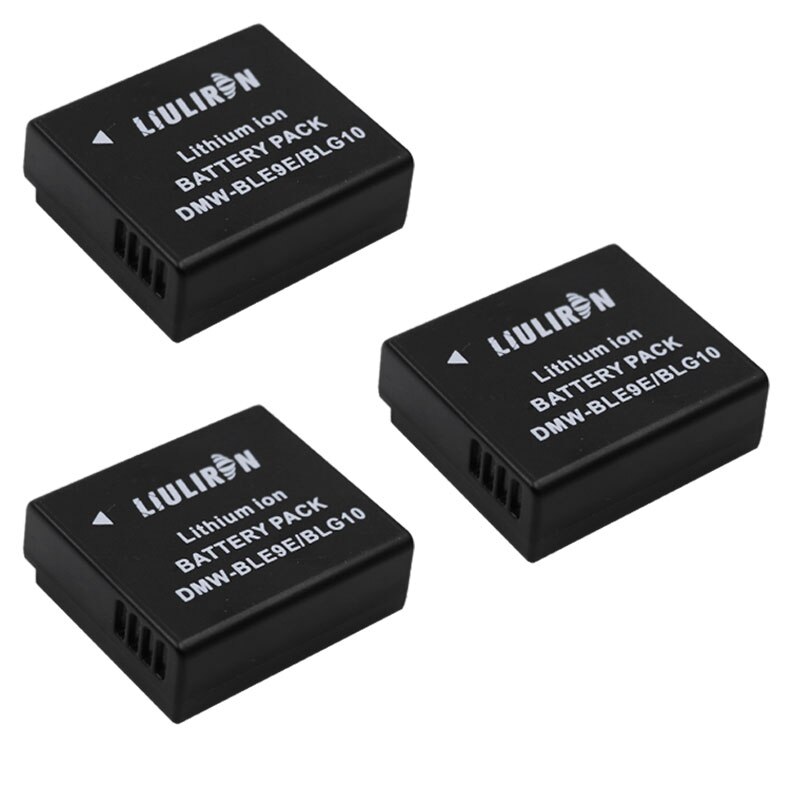 Batterie 4x DMW-BLG10 DMW BLG10E BLG10 DMW-BLE9 + LCD double chargeur pour Panasonic LUMIX GF5 GF6 GX7 LX100 GX80 GX85 GX7 Mark II