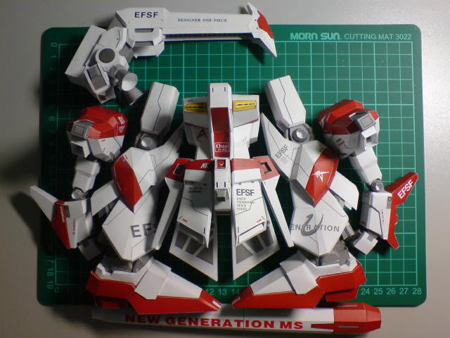 Positive Proportion Rx - 93 - 2 - Manatee Dundam / Hi - V Red Plate Paper Model