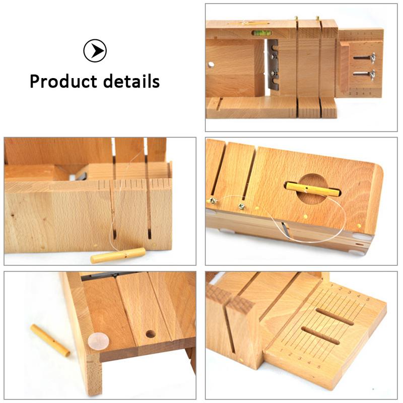 Cortadora de molde de jabón con ranura para jabón hecho a mano línea de corte NIVEL DE haya cortador ondulado multipropósito DIY accesorios de jabón