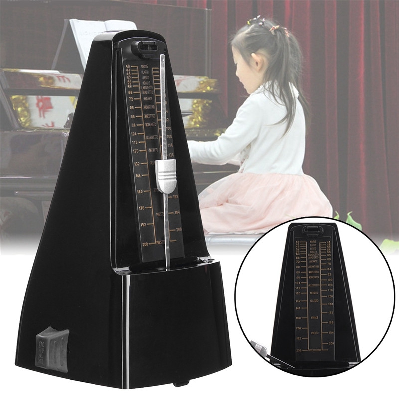 Retro Piano Mechanical Metronome Antique Metronome Pendulum Mecanico Wood Color For Universal Piano Guitar Violin Musical Instru