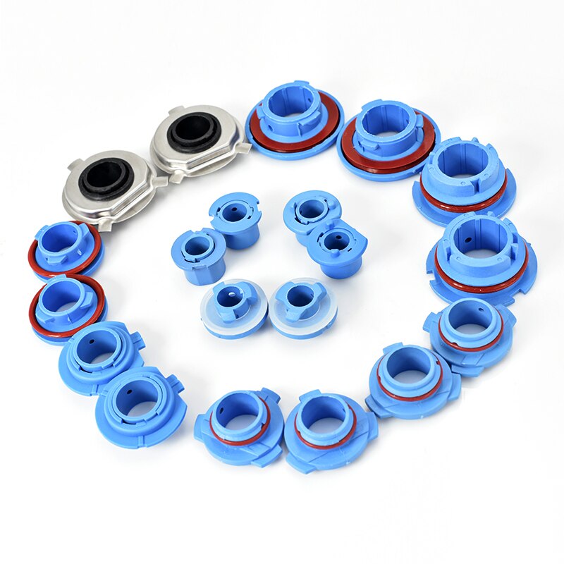 2PCS LED Car Headlight Bulb Base Adapter Socket Holder H1 H3 H4 H7 H11 9005 HB3 9006 9004 9007 H13 880 881 For T1 Auto Headlamps