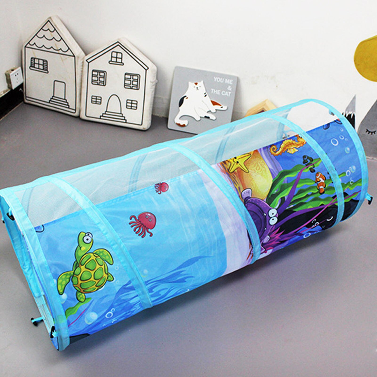 3 in 1 freundlicher Zelt Tragbare Ozean Spielhaus Baby Spielzeug Klapp Krabbeln Tunnel Spielhaus freundlicher Zelt Ozean Ball Schwimmbad Haus