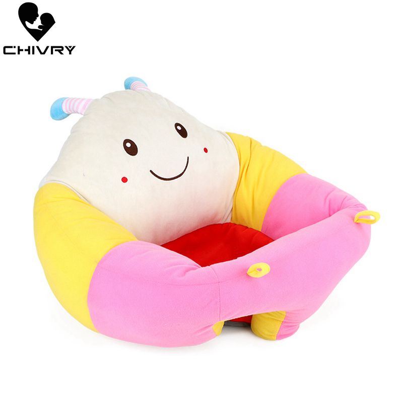 Chivry-canapé pour bébé | Chaise d'apprentissage pour bébé en peluche PP, chaise d'alimentation en coton, mignon dessin animé pour enfants, siège doux, pour 0-3T