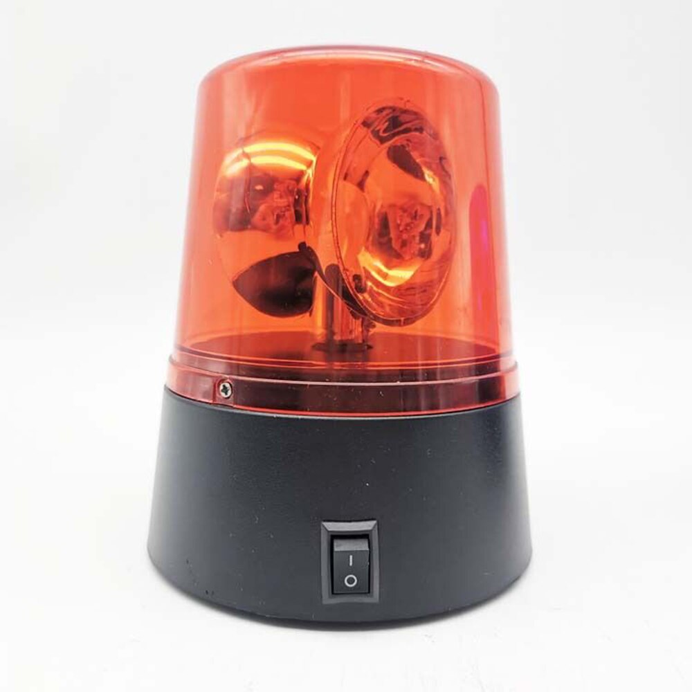 Roterende Blauw Oranje Led Auto Baken Licht Discobal Dj Licht Kleine Flash