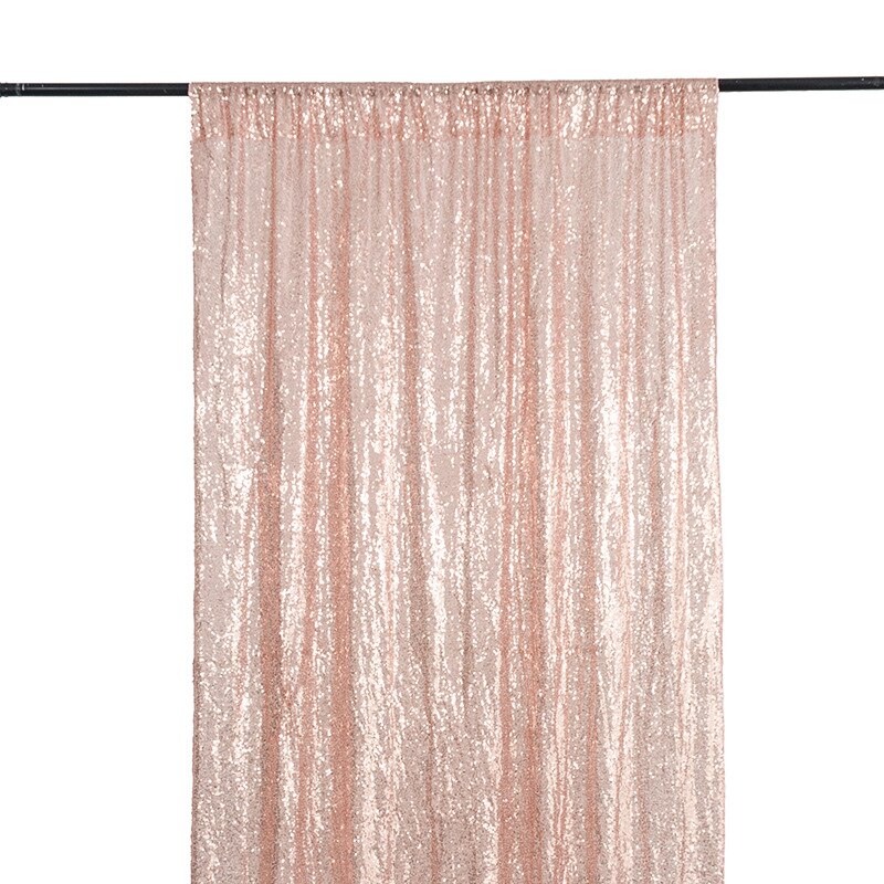 Kit de cortina para festa de casamento com lantejoulas e paetês-24x118 embutidos