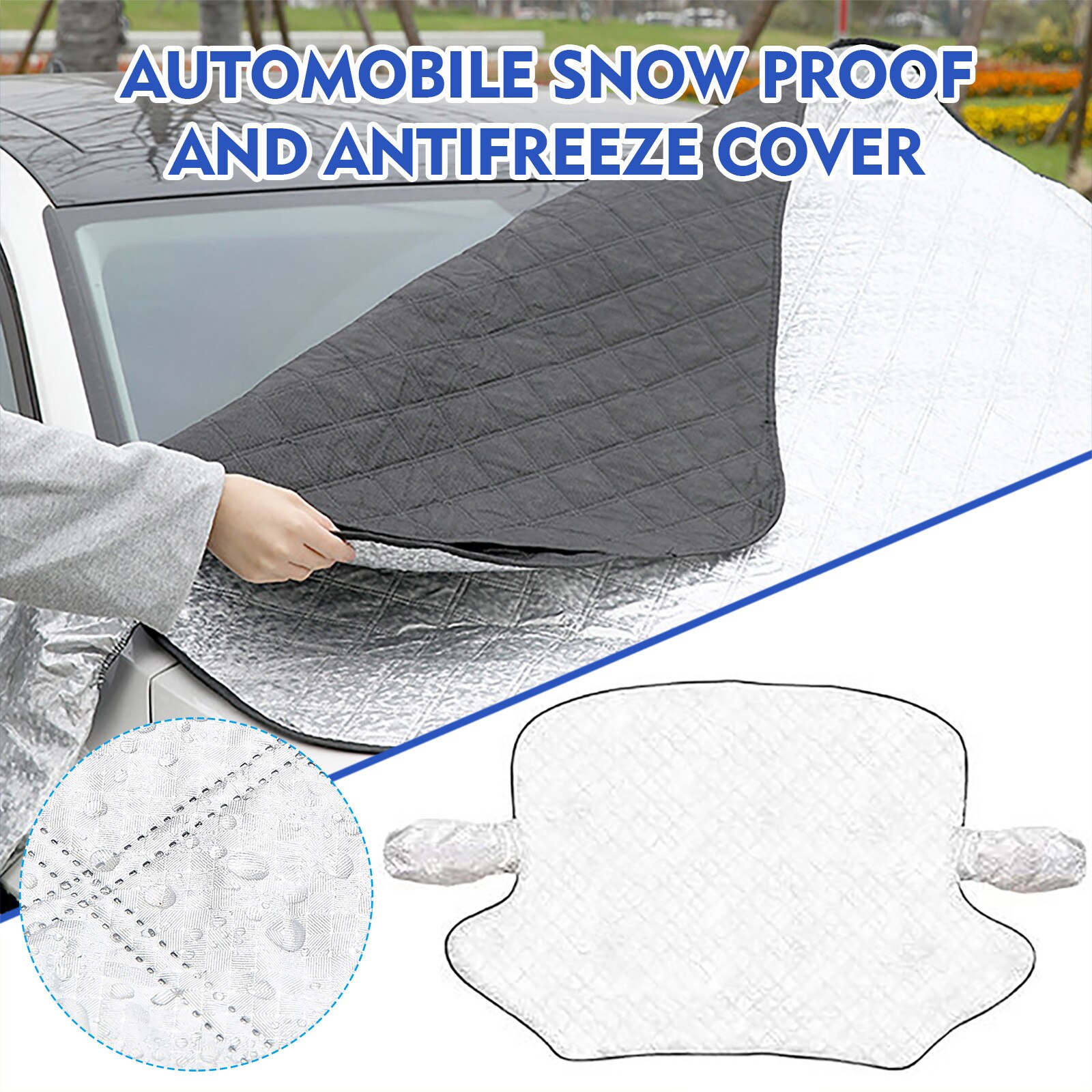 Foldable Car Windshield Sun Shade Umbrella UV Cover Sunshade Heat Insulation Anti-snow Frost Front Window Interior Protection