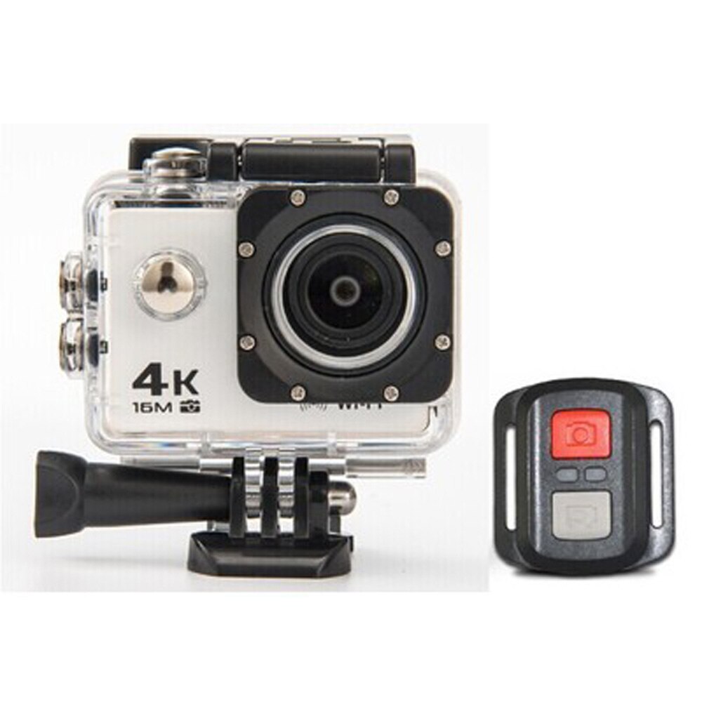 Camera Type Motion Camera 4K Waterdichte Camera 2.4G Afstandsbediening WiFi Onderwater Camera: white