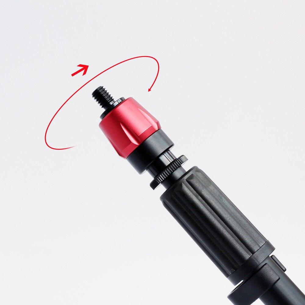 Aluminium Legierung 3/8 Schnellverschluss montieren Adapter für DSLR Kamera Recorder Mikrofon Pol Boom Klang Schock Anlage