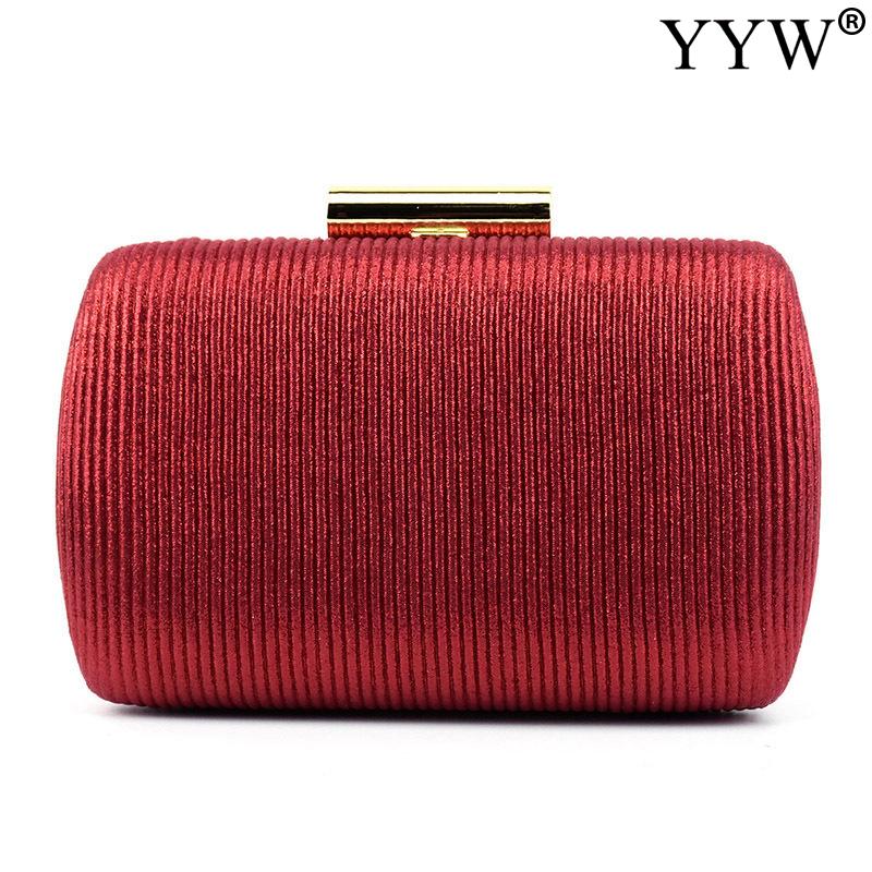 Red Women Clutch Evening Bag Purse With Detachable Chain Handbag Wedding Cocktail Party Velvet Clutches Prom Wedding Shoulder: burgundy