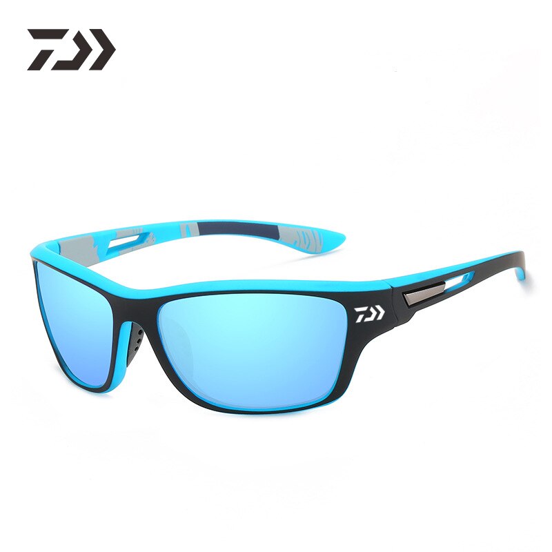 Gamakatsu Angeln Polarisierte Sonnenbrille Angeln Polarisierte Sonnenbrille Sonnenbrille Männer draussen Sport Brille Uv Schutz: Blau2