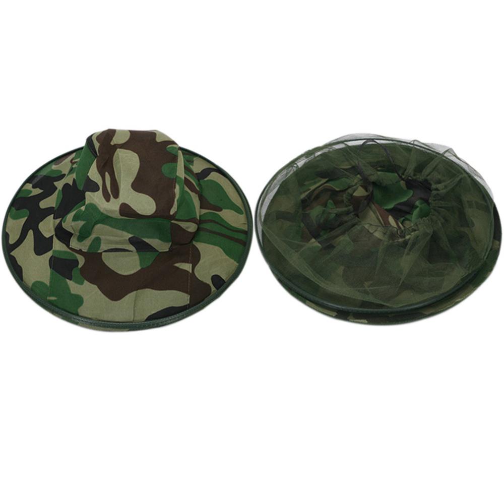 hat net wide brim anti insect bee fly protective For beekeeper mesh cover K0V3