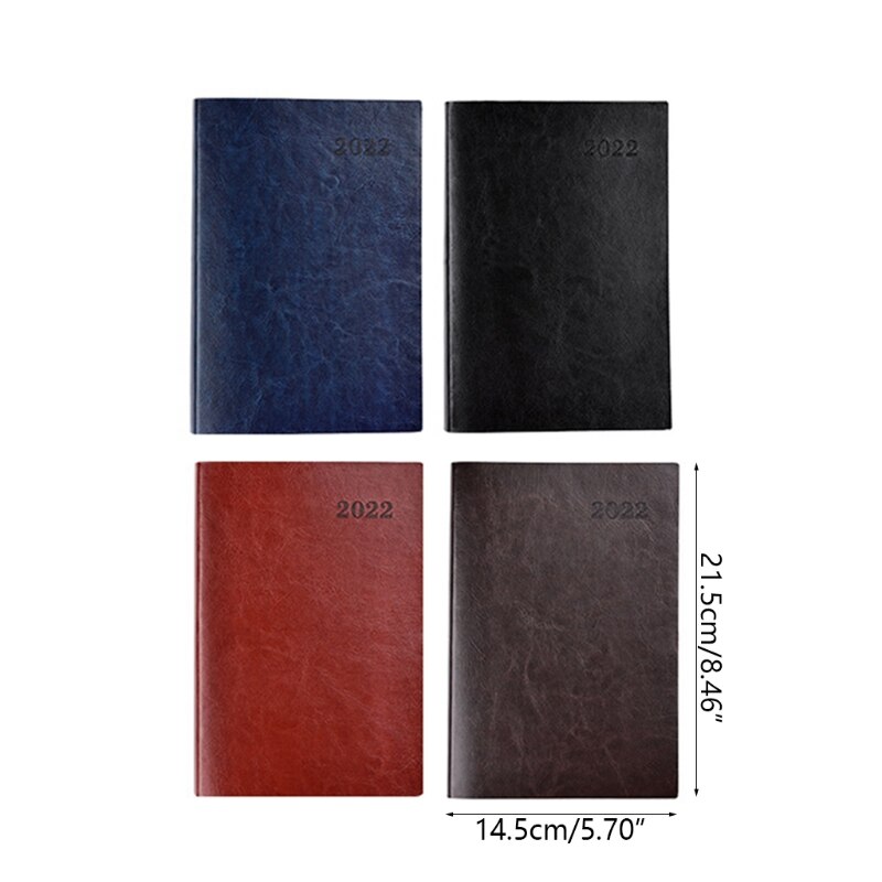 2022 Dagelijkse Planner Notebook Gevoerd Hard Cover 176 Lakens Medium 5.71 &#39;&#39;X 8.27&#39;&#39; Briefpapier Voor Office Home School business