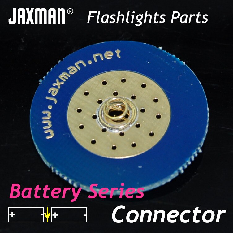 Connector voor 26650 platte batterij serie in plaats van kleine magneet Zaklampen onderdelen